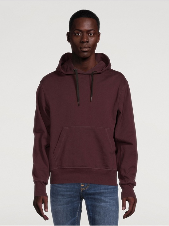 rag & bone Other - Rag & Bone City Cotton Relaxed Hoodie Men’s XXL Dark Cranberry Streetwear Baggy